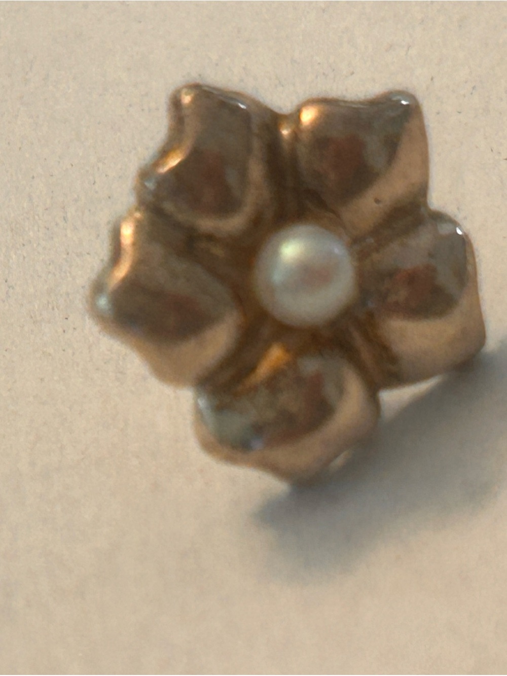 Tiffany & Co Pearl Flower Silver Earrings NO BACKS AND NO POUCH - Picture 5 of 5
